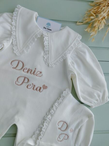 Kız Bebek Asya Model Tulum + Battaniye