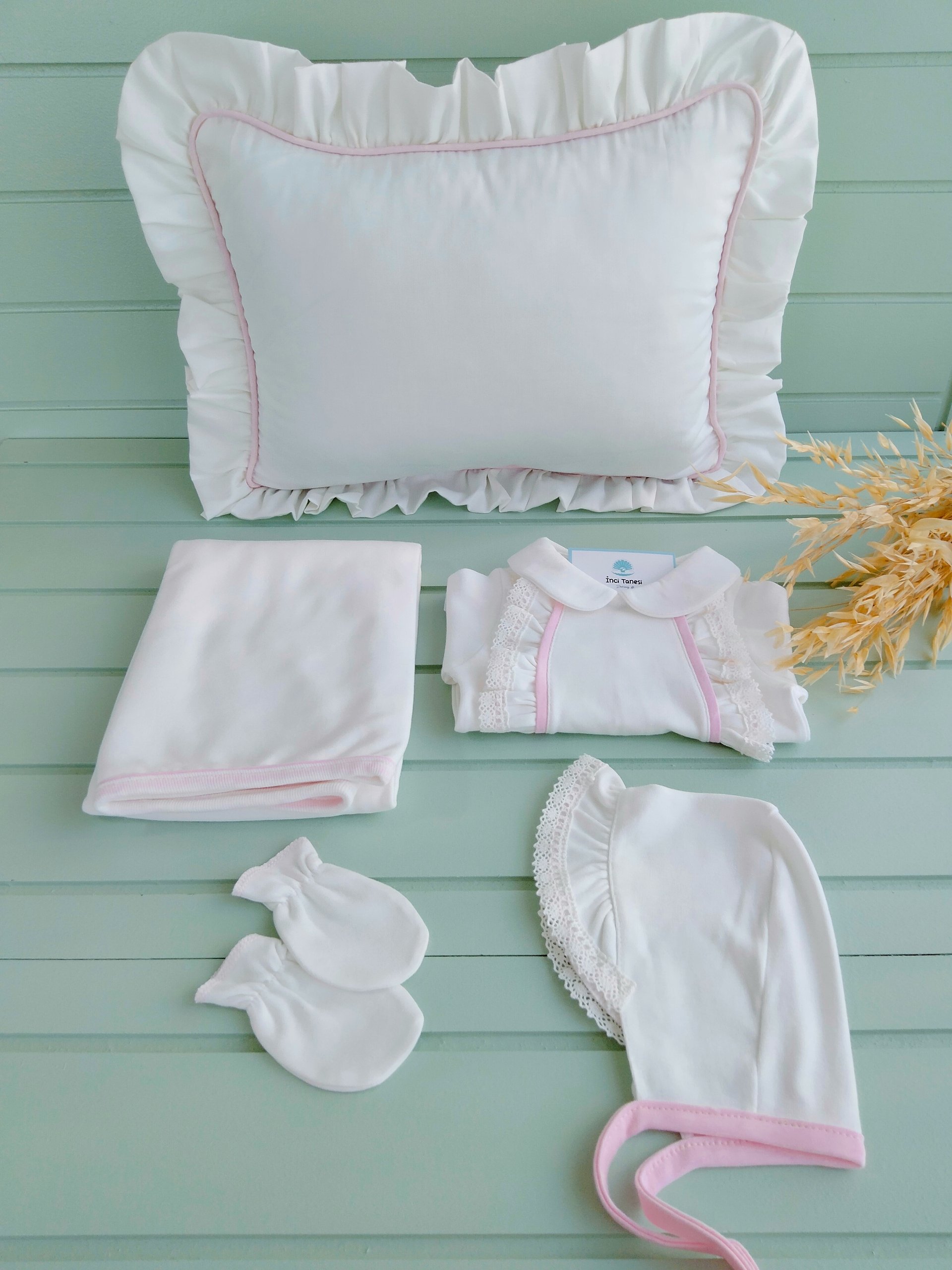Kız Bebek 5li Biyeli  Set