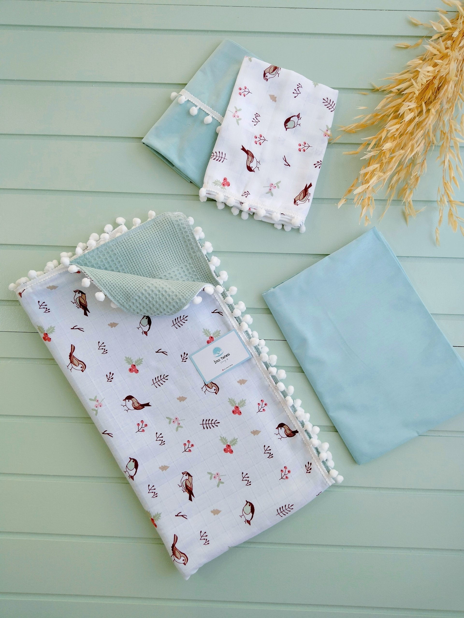 Bebek Pikeli Battaniye Set
