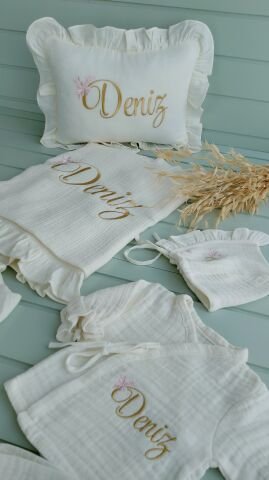 Müslin Set Tam Hastane Çıkışı